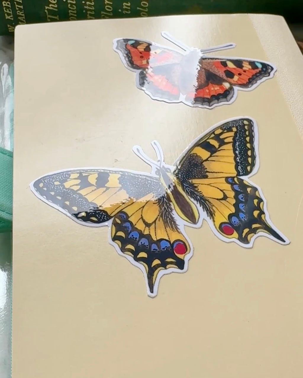 Sticker Set: Butterflies (8 pieces)