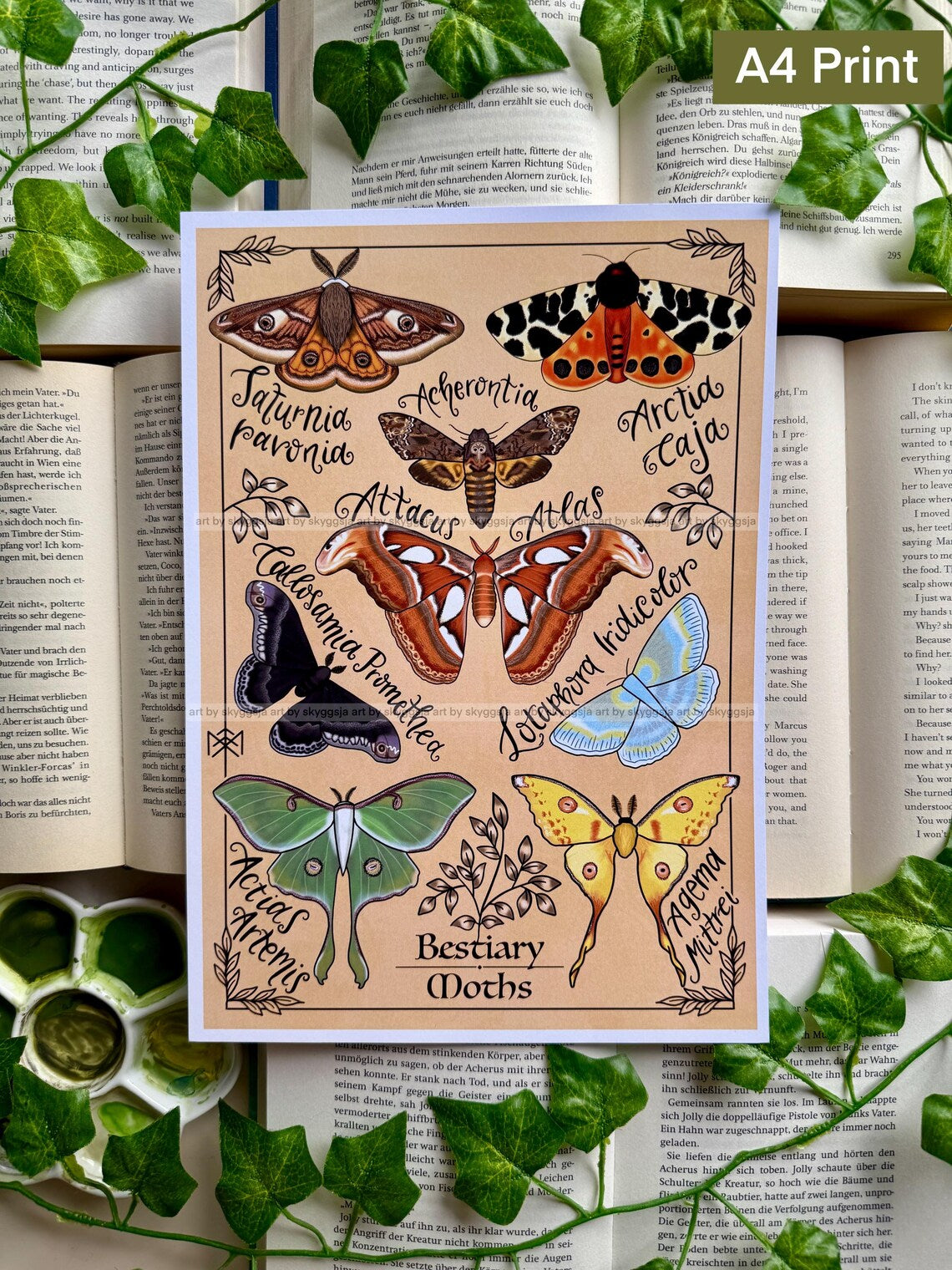 Bestriary – Moths / Kunstdruck - fast ausverkauft -