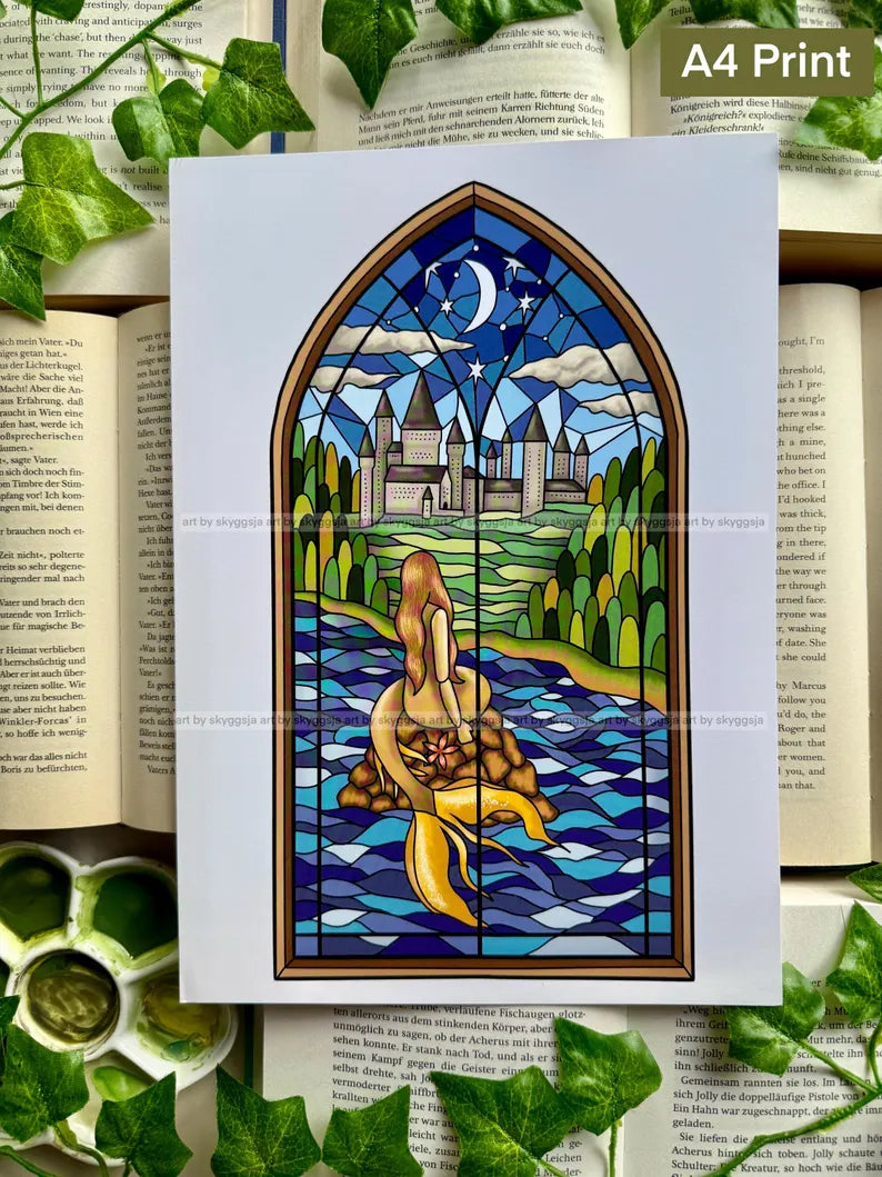 Meerjungfrau Fenster / Fehlerhaft / Finaler Ausverkauf